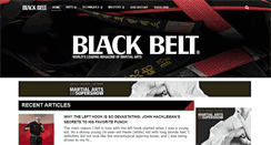 Desktop Screenshot of blackbeltmag.com